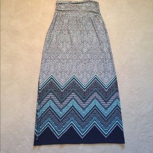 Printed Maxi Skirt