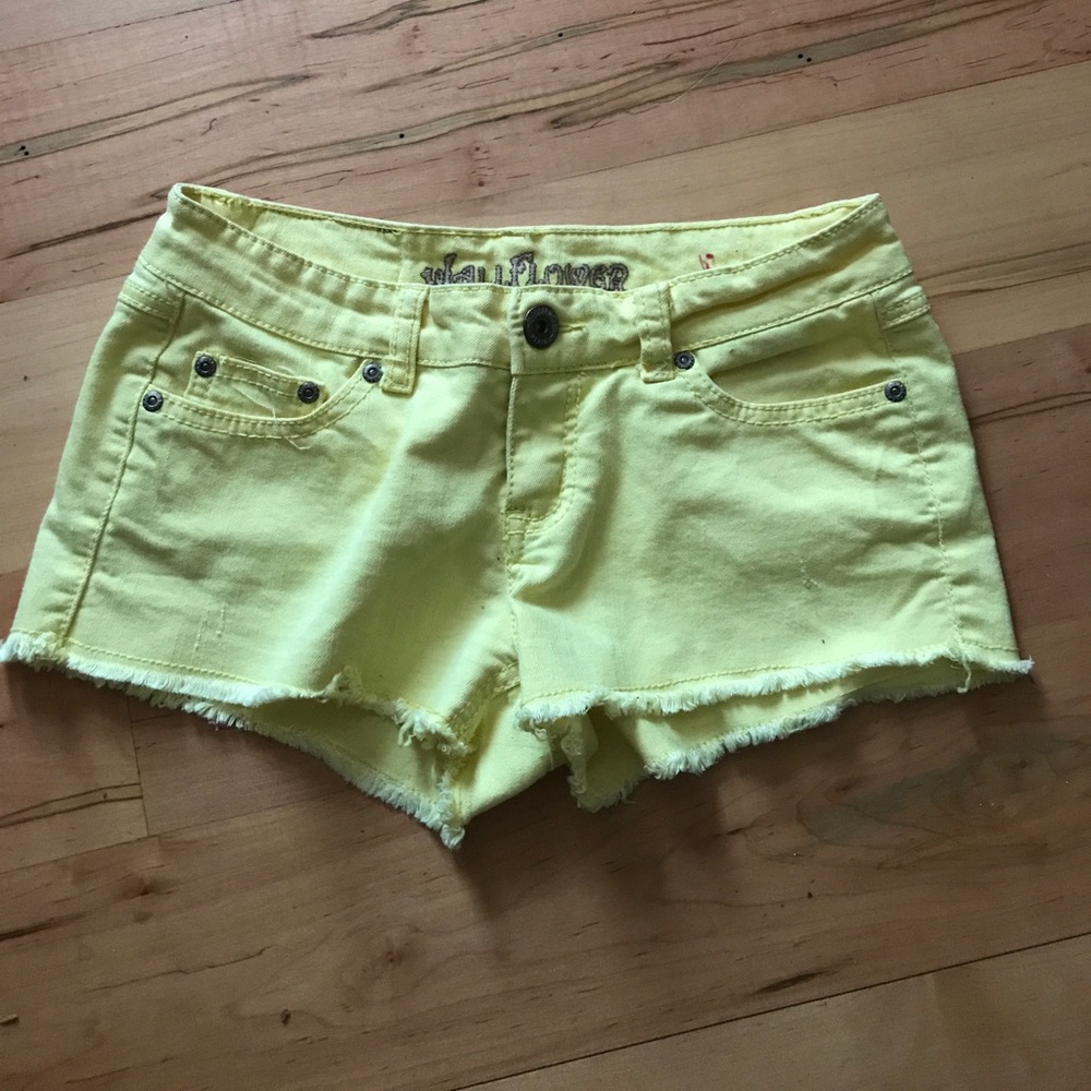 Yellow shorts