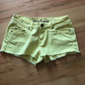 Yellow shorts