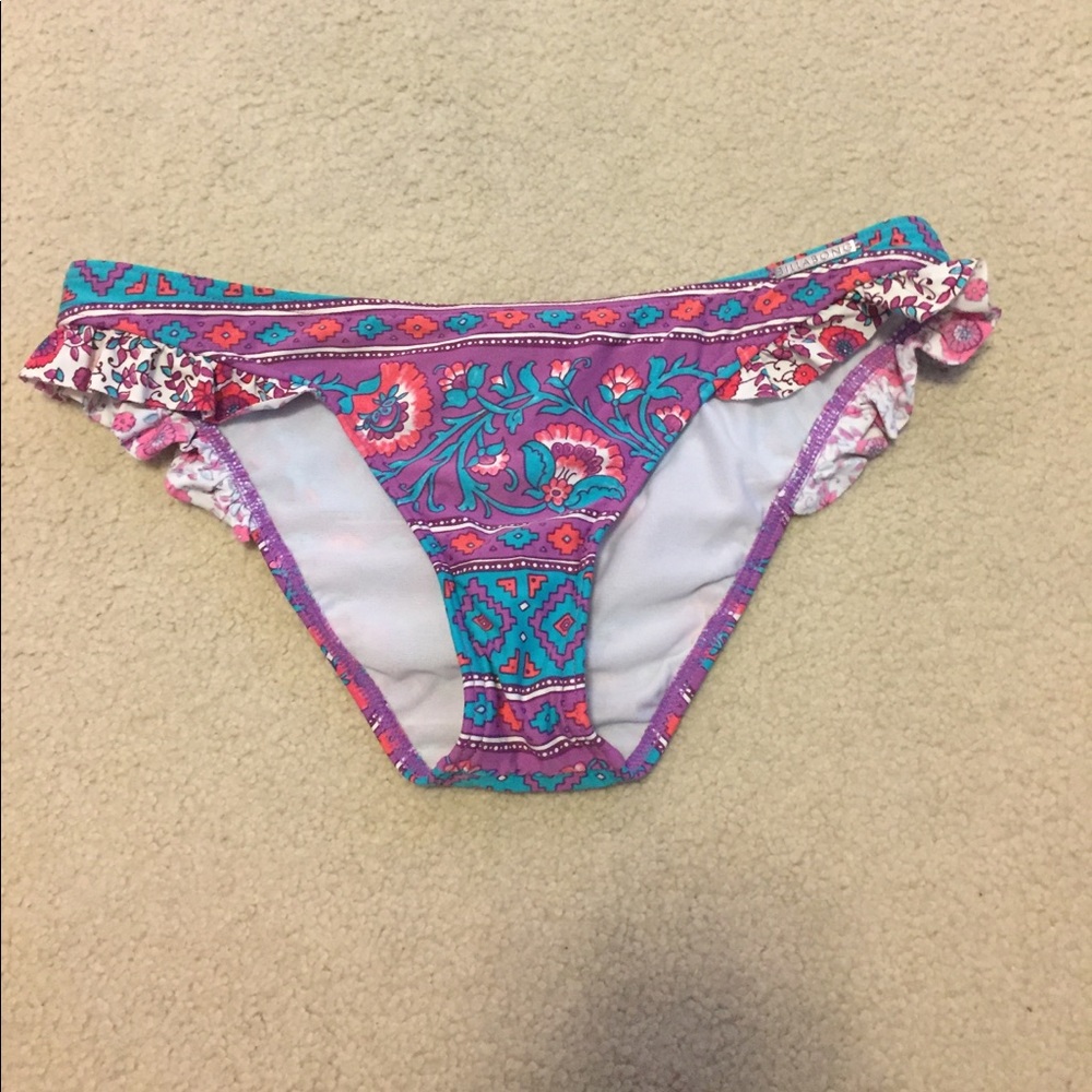 Patterned billabong bikini bottoms