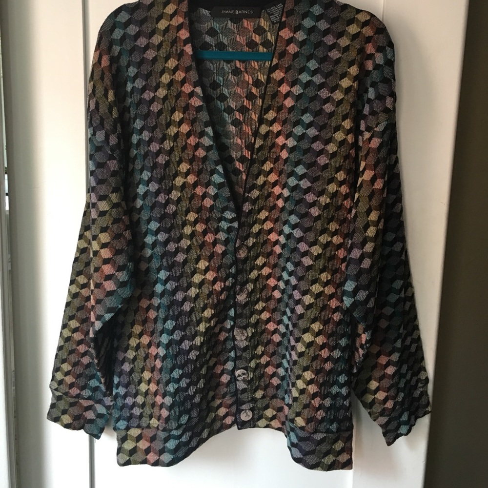 Jhane Barnes men's 3D block sweater