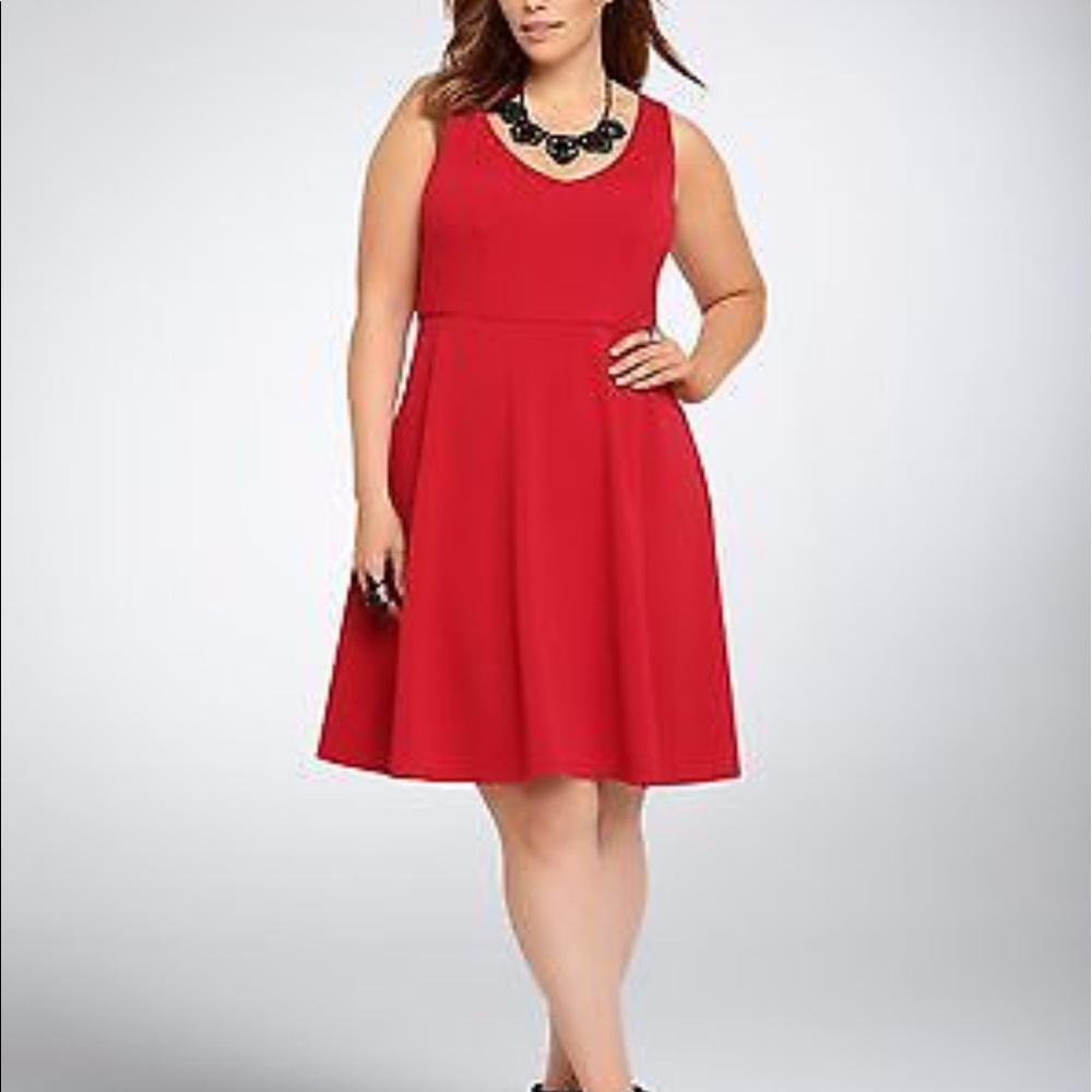 NWT red skater dress by Torrid