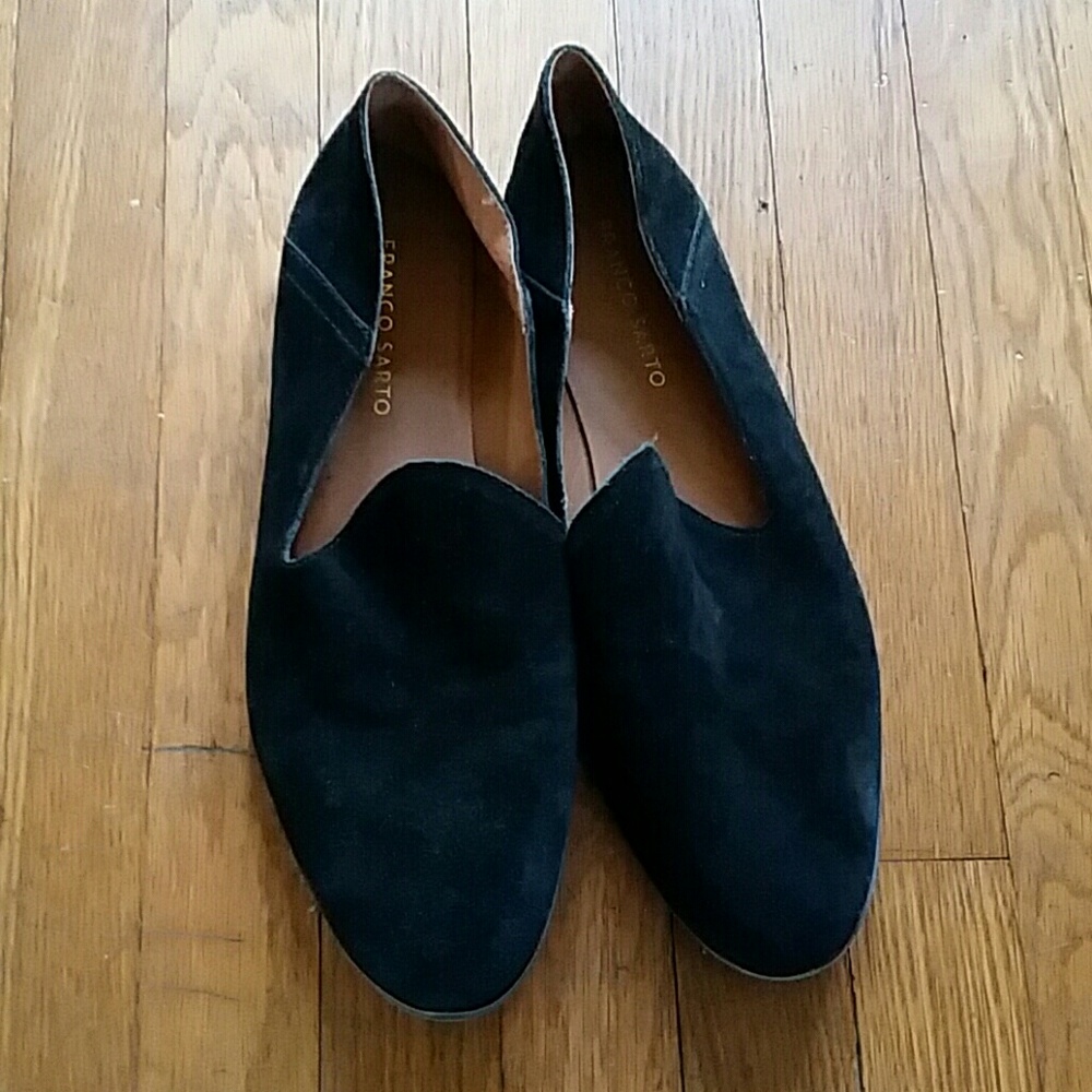 Franco Sarto Freeze Suede Smoking Loafers 10W