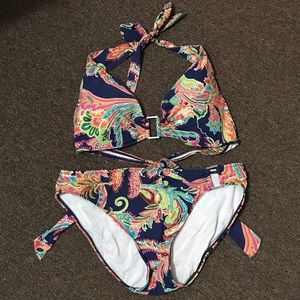 Ralph Lauren Paisley Plus Sized Bikini