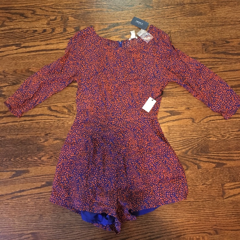 Printed romper
