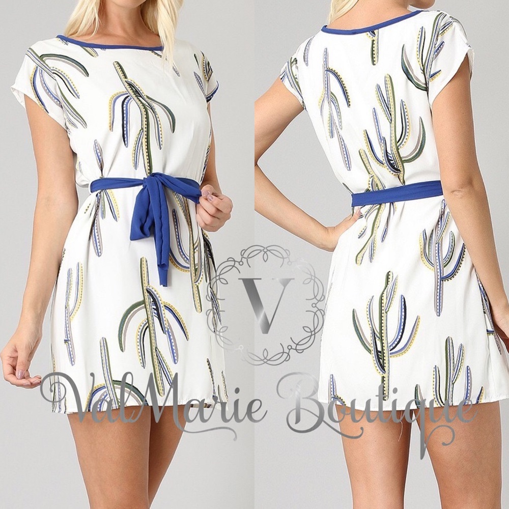 📍CLEARANCE 📍Stunning Cactus Soft Mini Dress - Picture 3 of 4