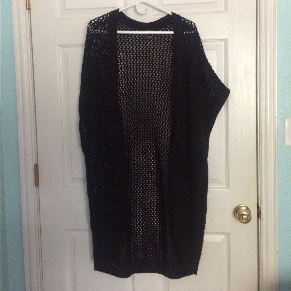 Forever 21 Crochet Long Sweater