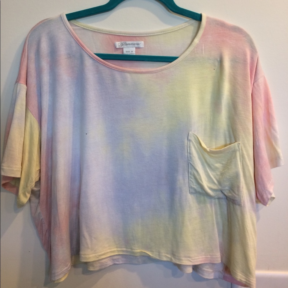 Tie-dye crop top