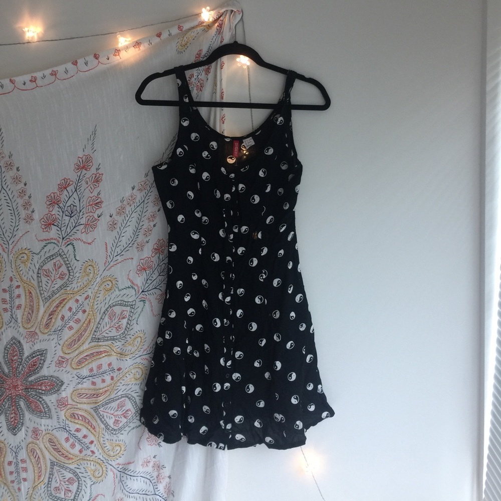 Ying & Yang patterned dress