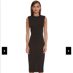 AQAQ Tanx Black Midi dress