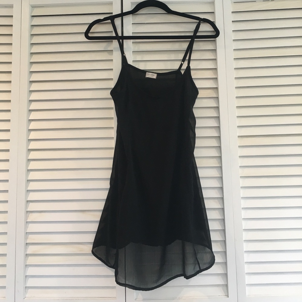 Black Long Shirt/ Short Dress