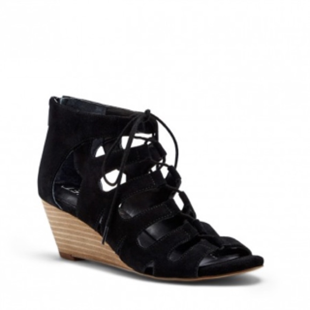 Sole Society Freyaa lace-up wedge sandal