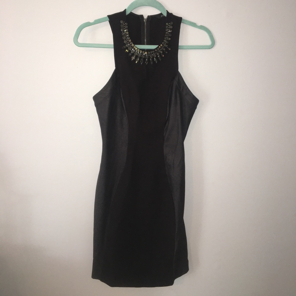 Guess Embellished black dress
