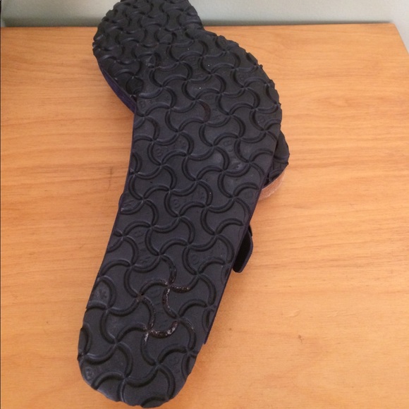 Papillio By Birkenstock Boston Blue Suede - Picture 4 of 6