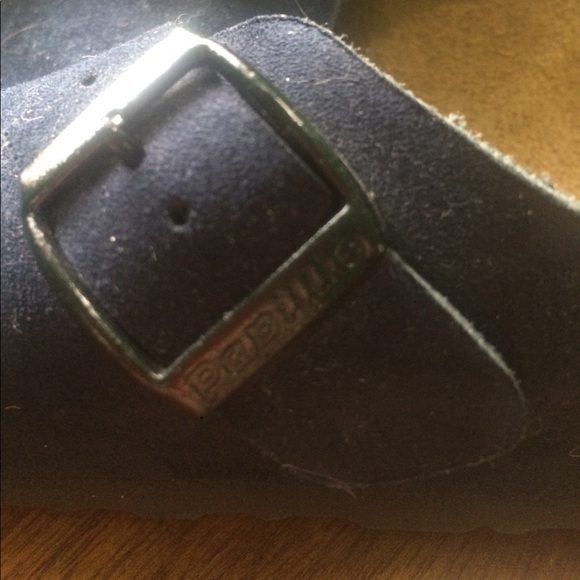 Papillio By Birkenstock Boston Blue Suede - Picture 6 of 6