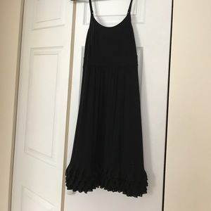 Flirty Black Tank Dress