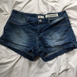 Denim shorts