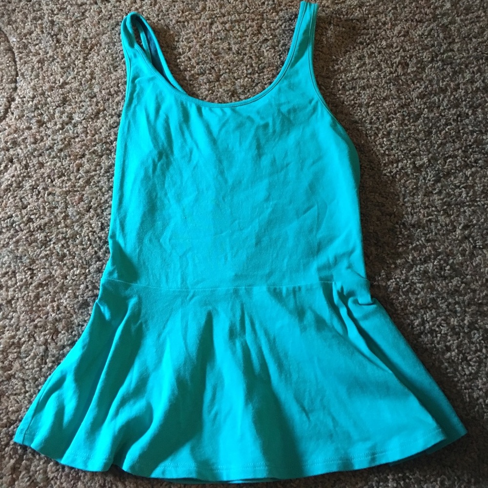 peplum tank top