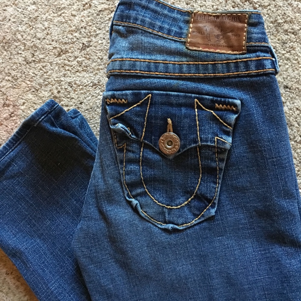 True religion jeans size 27 Becky