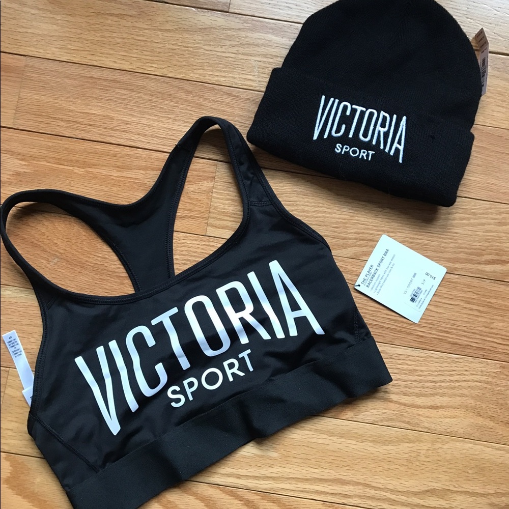 Victoria's Secret Sport Bra and Hat
