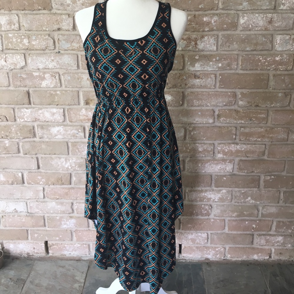 Aztec Print Dress