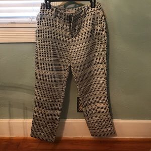 Black and White work pants