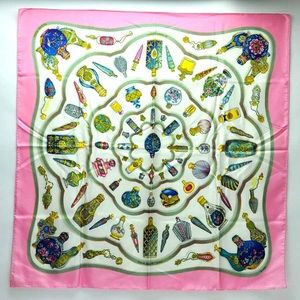 Hermes silk scarf