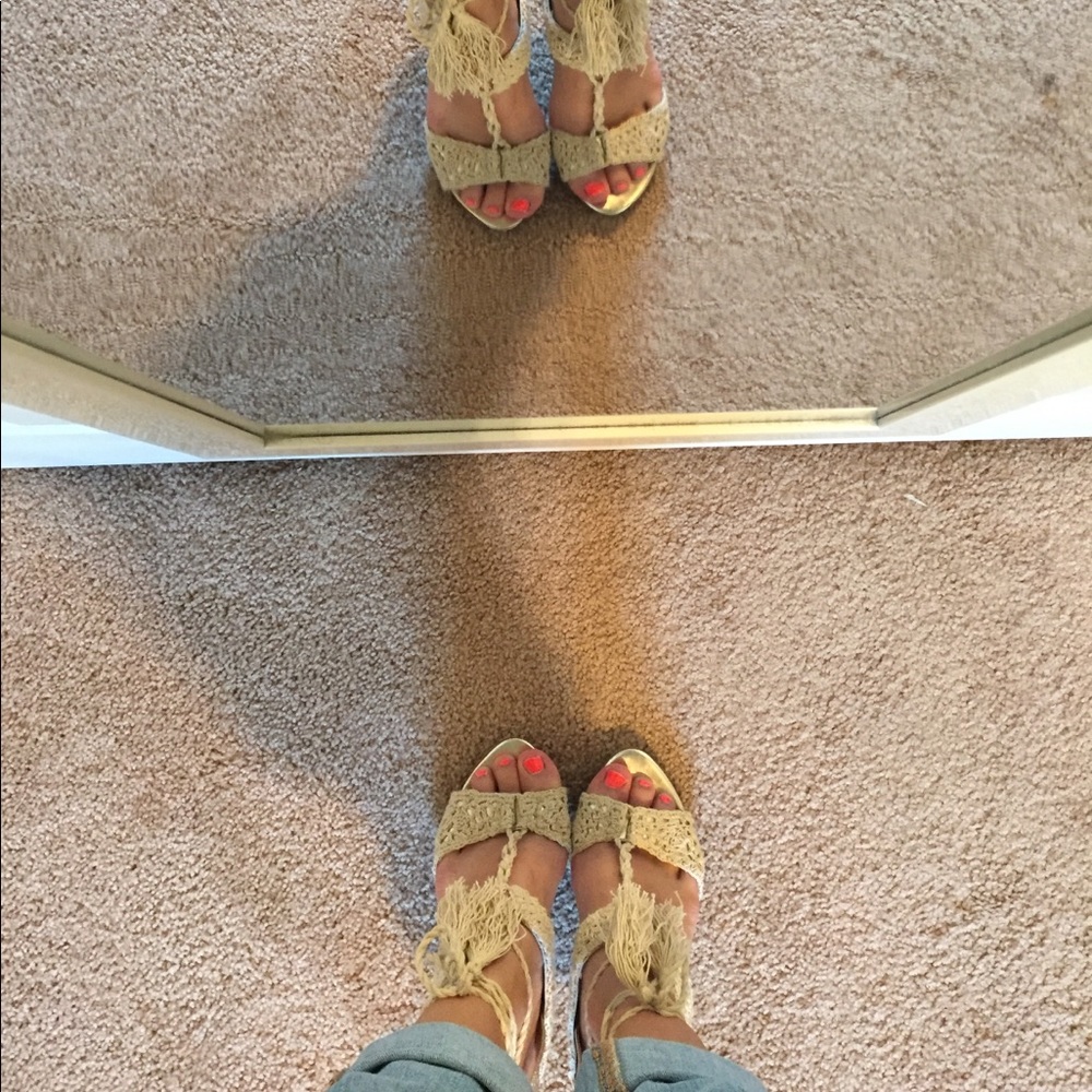 Crochet Strappy Heels