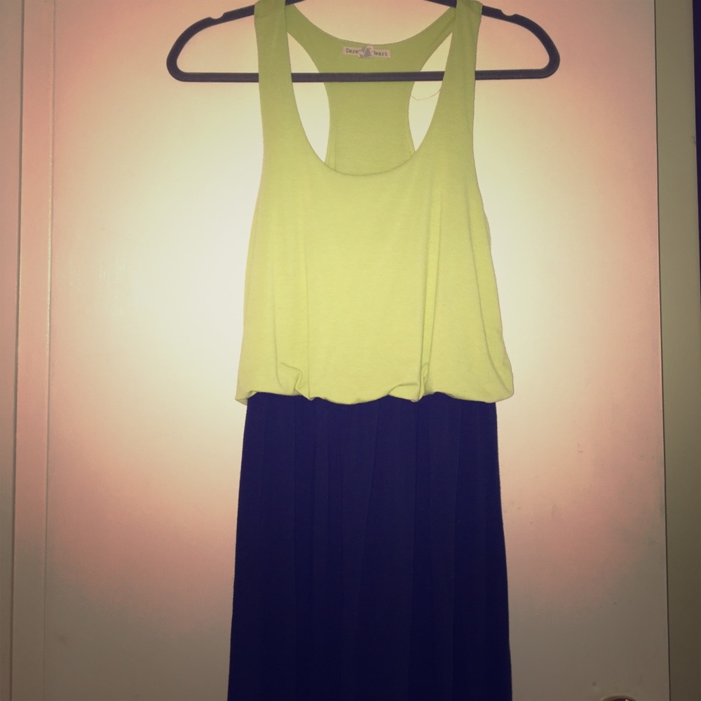 Derek Heart Racerback Maxi Dress