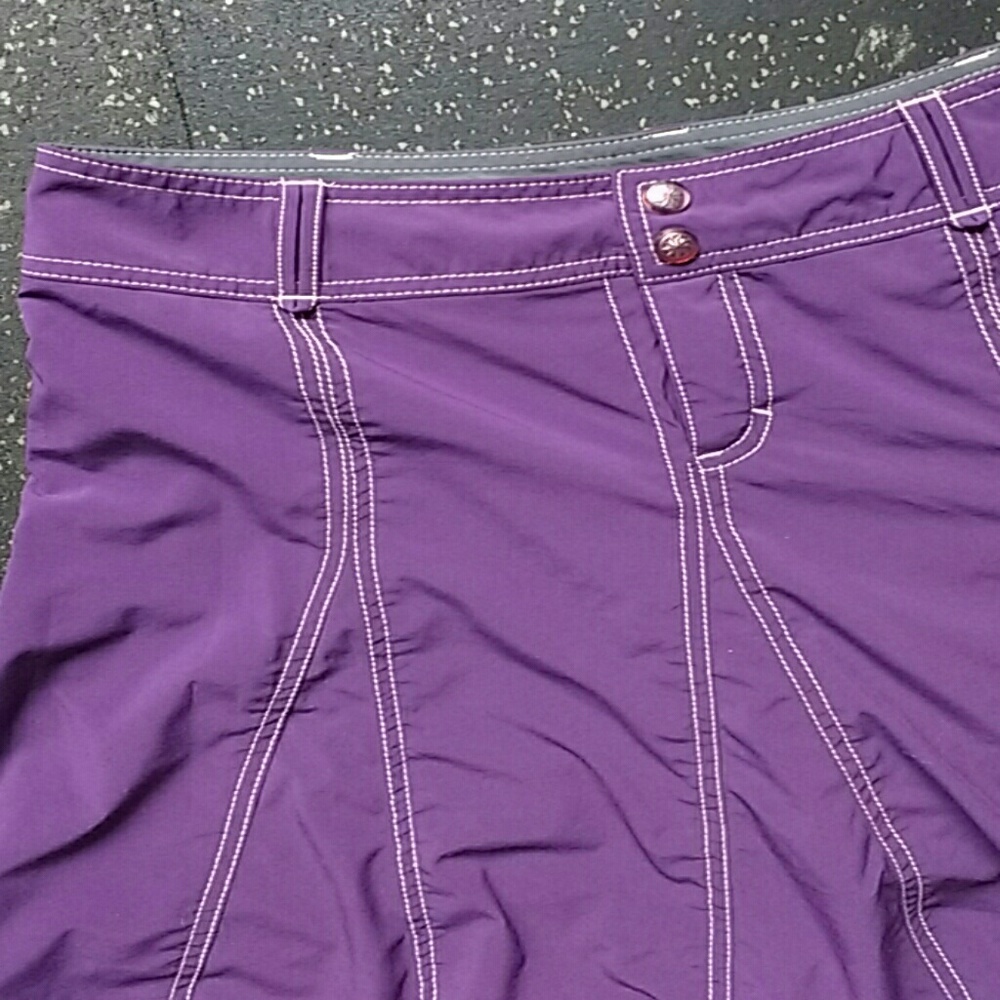 Purple 10P Althleta Skort, built in shorts