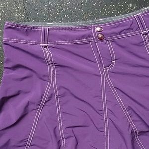 Purple 10P Althleta Skort, built in shorts