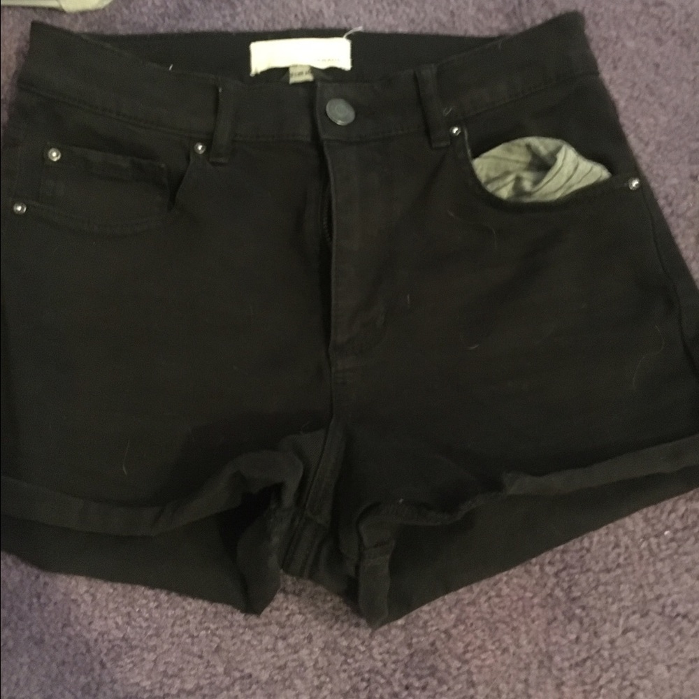 Garage high waisted shorts