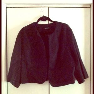 Black Crop Blazer