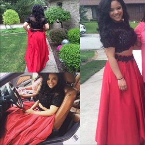 Beautiful two piece Prom Dress