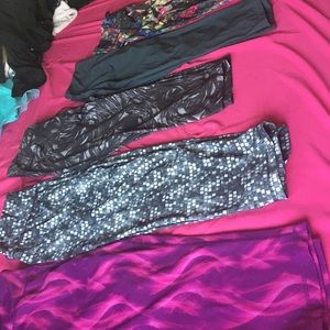 5 PAIRS, workout pants.