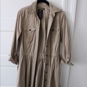 Rugby trench coat dress