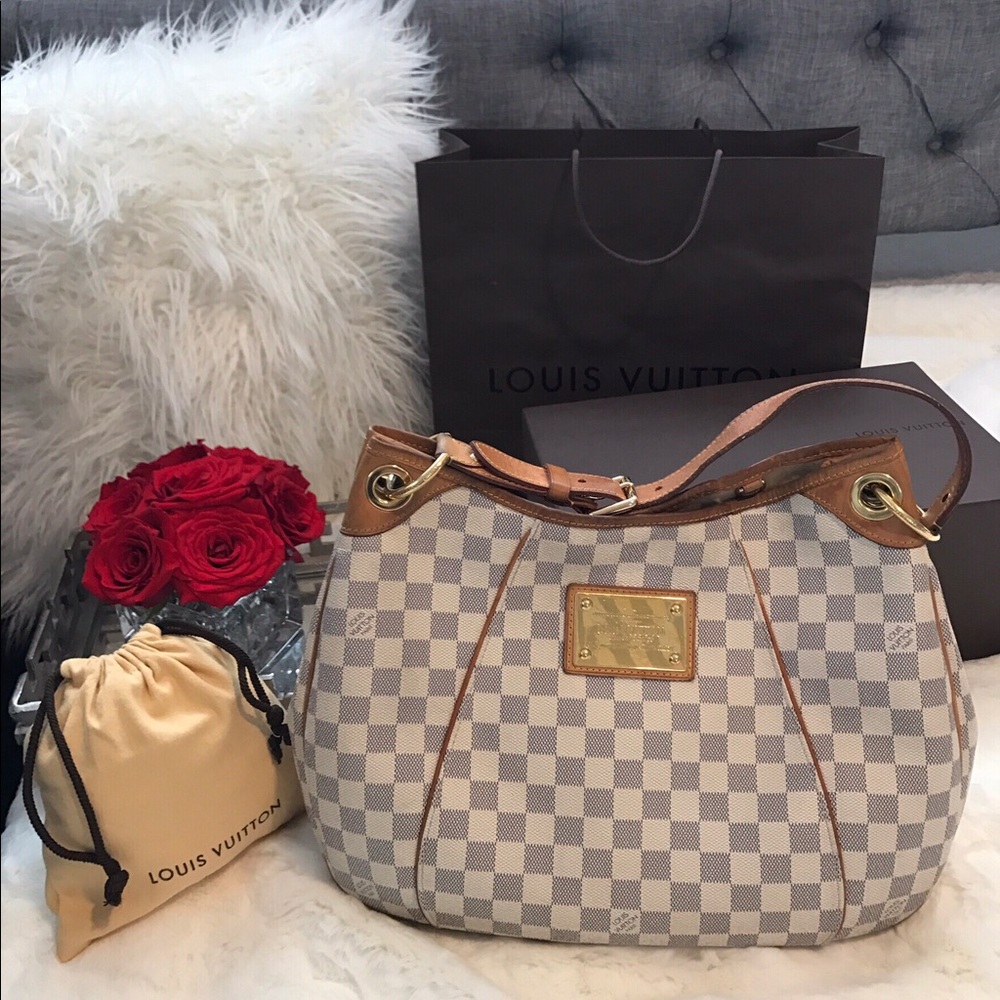 โSOLDโ Louis vuitton pm galliera azur - Picture 1 of 8