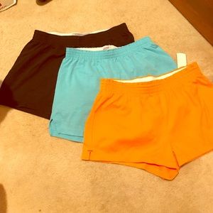 3 soffee style shorts