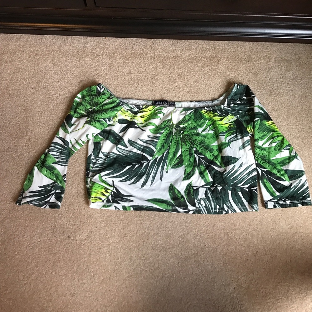 tropical crop top