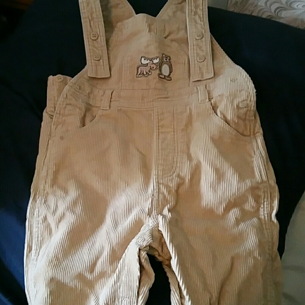 Boys courderoy overalls