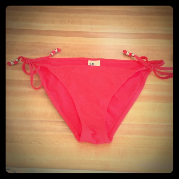 H&M Other - NWOT H&M Red bikini bottoms that tie on the sides