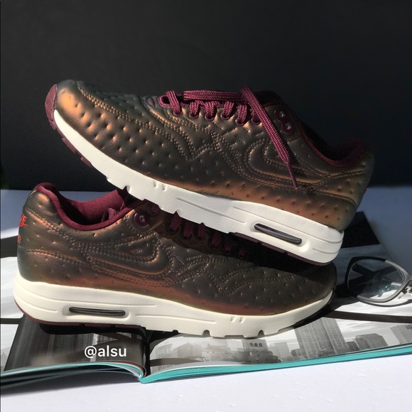 Nike Air Max 1 Ultra PRM JCRD Burgundi, size 7,5 - Picture 6 of 8