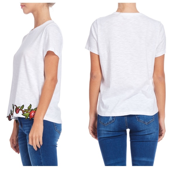SALE!! PRICE FIRMTop With Floral Embroidery - Picture 2 of 3