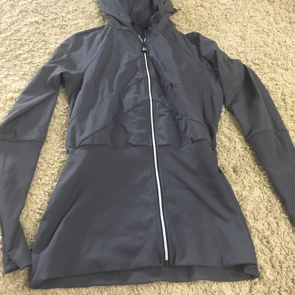 LULULEMON Dark Gray Zip up Jacket Sweater