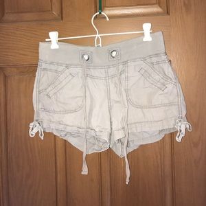 Grey cargo shorts