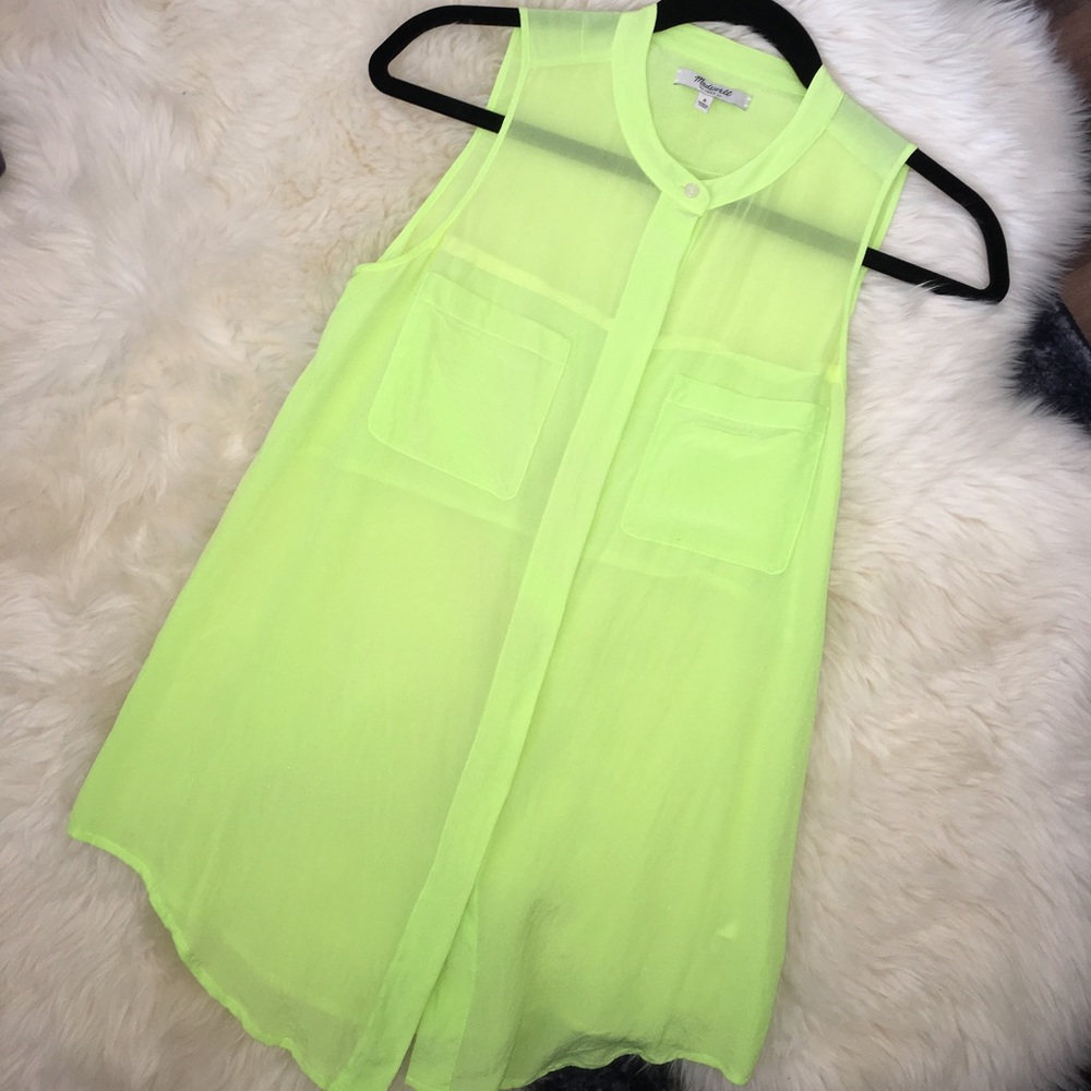 Madewell Silk Cargo Tank