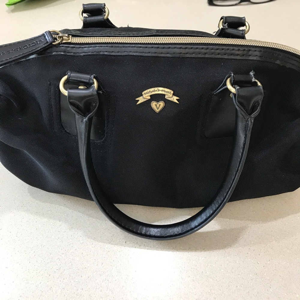 PINK purse black