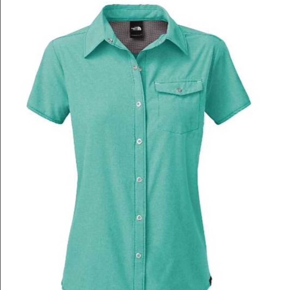 North Face Taggart Shirt Jaiden Green Heather S