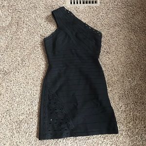 Herve leger black dress