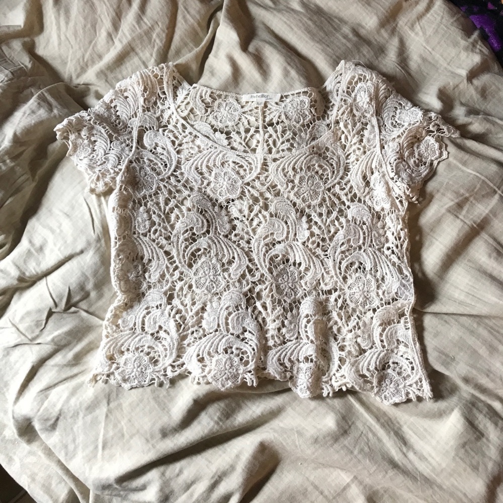 Crochet crop top